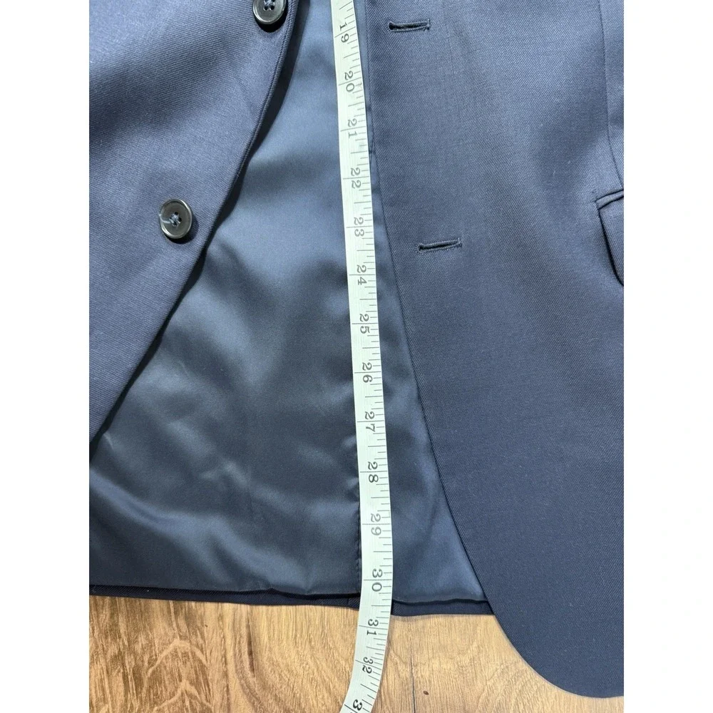Jos‎ A Bank Blazer Mens Size 44R Navy Blue Classic Sport Coat